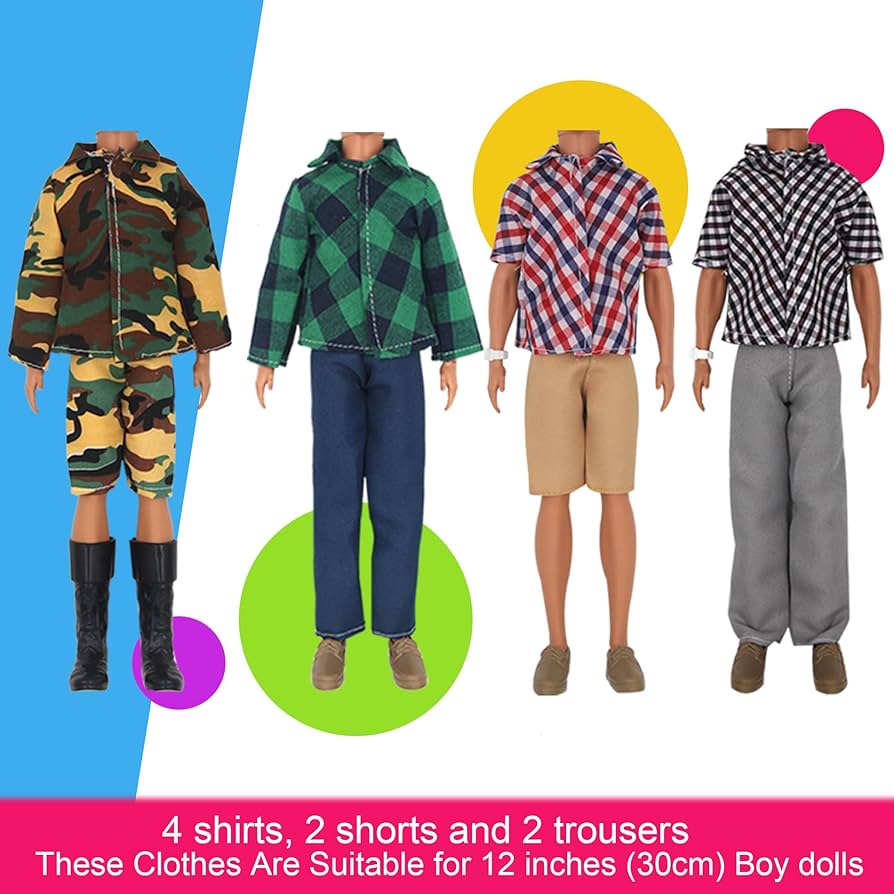 Amazon.com: ZTWEDEN 32Pcs Doll Clothes and Accessories for